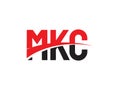 MKC Letter Initial Logo Design Royalty Free Stock Photo