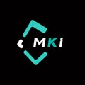 MKI creative minimalist letter logo. MKI unique vector initials alphabet letter logo design Royalty Free Stock Photo