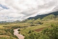 The Mkomazi River between Boston and Bulwer in Kwazulu-Natal Royalty Free Stock Photo