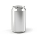 330 ml aluminum beverage drink soda can isolated on white background. Royalty Free Stock Photo