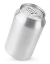 330 ml aluminum soda can Royalty Free Stock Photo