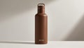 1000ml brown bottle mockup design Royalty Free Stock Photo