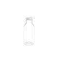 30ml Clear Glass Bottle No Cap, 20mm Neck