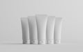 100ml Cosmetic Cream Tube Packaging Mockup - Multiple Tubes. 3D Illustration