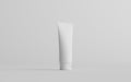 100ml Cosmetic Cream Tube Packaging Mockup - One Tube Side Angle. 3D Illustration