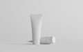 100ml Cosmetic Cream Tube Packaging Mockup - Two Tubes. 3D Illustration