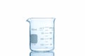 250ml measuring beaker for science experiment in laboratory isolated