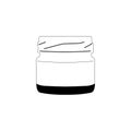 30ml Mini Glass Jam Jar Royalty Free Stock Photo