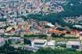 Mlada Boleslav city, fly photo