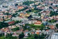 Mlada Boleslav city, fly photo Royalty Free Stock Photo