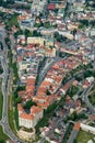 Mlada Boleslav city, fly photo