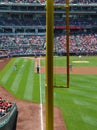 MLB Foul Pole Royalty Free Stock Photo