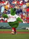 MLB Padres vs. Phillies Philly Phanatic Royalty Free Stock Photo