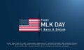 MLK Day Background. Banner, Poster, Greeting Card Royalty Free Stock Photo