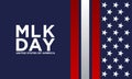 MLK Day Background Design. Banner, Poster, Greeting Card Royalty Free Stock Photo