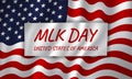 MLK Day Background Design. Banner, Poster, Greeting Card Royalty Free Stock Photo