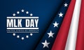MLK Day Background Design Royalty Free Stock Photo