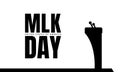MLK Day Background Design Royalty Free Stock Photo