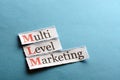 Mlm abbreviation Royalty Free Stock Photo
