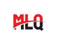 MLQ Letter Initial Logo Design Royalty Free Stock Photo