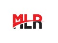 MLR Letter Initial Logo Design Royalty Free Stock Photo