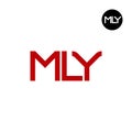 MLY Logo Letter Monogram Design Royalty Free Stock Photo