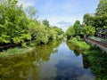 Mlynowka Canal in Opole Royalty Free Stock Photo