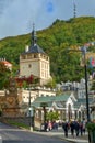 Mlynska kolonada at Karlovy Vary Royalty Free Stock Photo