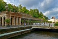 Mlynska kolonada at Karlovy Vary Royalty Free Stock Photo