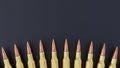 556mm Ammunition Background Royalty Free Stock Photo