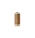 9mm bullet for a gun isolated on white. Royalty Free Stock Photo