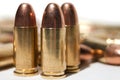 9mm bullets Royalty Free Stock Photo