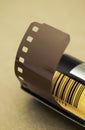 35mm camera film Royalty Free Stock Photo