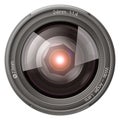 24mm front lens. Royalty Free Stock Photo