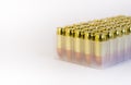 9mm gun bullets. Royalty Free Stock Photo