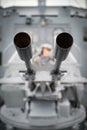 30mm guns of torpedo boat Royalty Free Stock Photo
