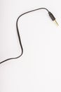 3.5mm headphone jack on a white background Royalty Free Stock Photo