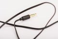 3.5mm headphone jack on a white background Royalty Free Stock Photo