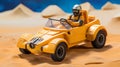 1:28mm Heroic Scale Snowmobile Miniature Inspired By Johnny Quest