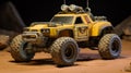 1:28mm Heroic Scale Truck Miniature - Grimpkin Engineering Dune-buggy Royalty Free Stock Photo