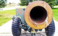 A 155mm howitzer. Royalty Free Stock Photo