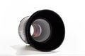 50mm lens white background Royalty Free Stock Photo