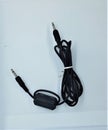 3.5mm micro jack and RCA cable for audio data transmission
