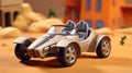 1:28mm Moped Miniature Inspired By Johnny Quest\'s Dune-buggy