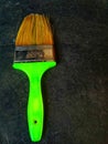 100mm green handel painting brush