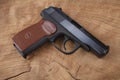 9mm russian handgun Royalty Free Stock Photo