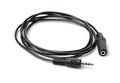 3.5 mm stereo audio extension cable Royalty Free Stock Photo