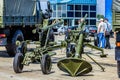 120-mm towed mortar 2B23 Nona-M1 of the Russian Army