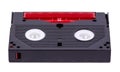 8 mm video tape on white background. Royalty Free Stock Photo