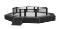 MMA Cage Arena Royalty Free Stock Photo